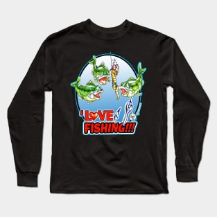 I LOVE FISHING Long Sleeve T-Shirt